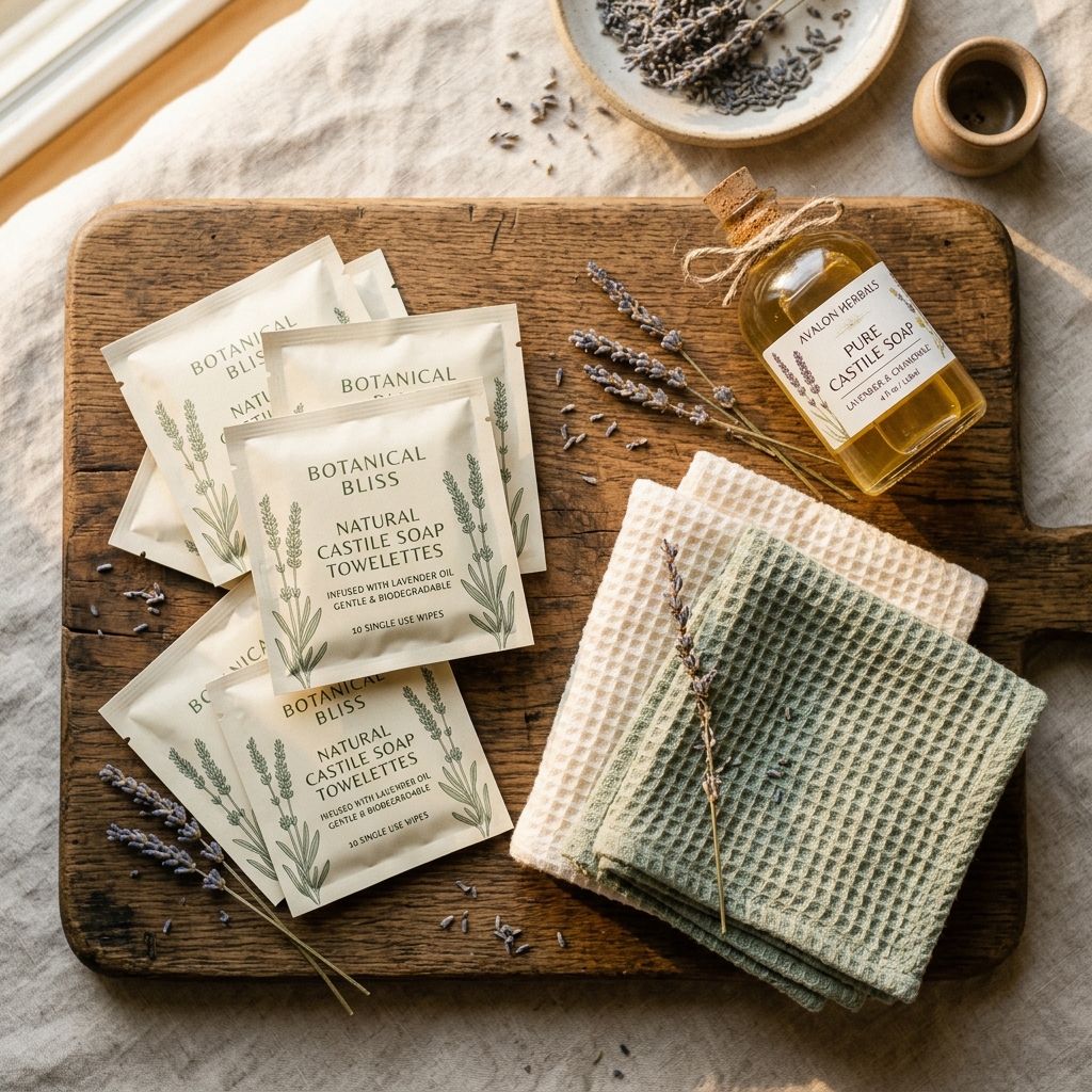 Castile soap towelettes uses
